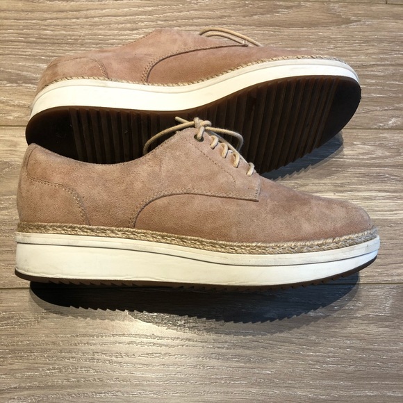 Clarks Blush Pink Platform Shoes - Picture 2 of 6